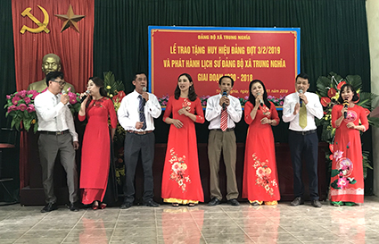 Phát hành lịch sử Đảng bộ xã Trung Nghĩa, huyện Yên Phong, tỉnh Bắc Ninh