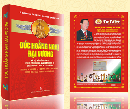 Công ty Truyền thông Nhất Nam hoàn thành in ấn công trình: Đức Hoằng Nghị Đại Vương cho Anh hùng Lao động – Nghệ nhân Trần Văn Sen, Chủ hãng Bia Đại Việt