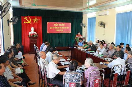 Hội thảo lịch sử Đảng bộ thị trấn An Lão, H. An Lão, TP Hải Phòng