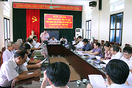Hội nghị triển khai biên soạn, tái bản Lịch sử cách mạng của Đảng bộ và nhân dân xã Nguyên Khê, huyện Đông Anh và Lịch sử Đảng bộ phường Minh Khai, thành phố Phủ Lý, tỉnh Hà Nam