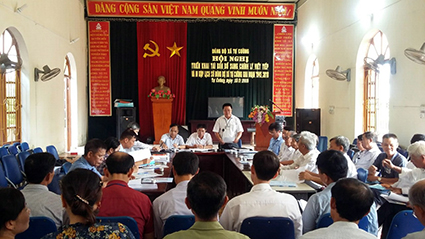 Hội nghị triển khai tái bản Lịch sử Đảng bộ xã Tự Cường và xã Vinh Quang giai đoạn 1930 – 2018, huyện Tiên Lãng, TP. Hải Phòng